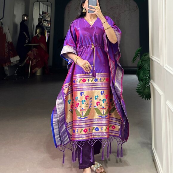 JACQUARD KAFTAN - Picture 3 of 12